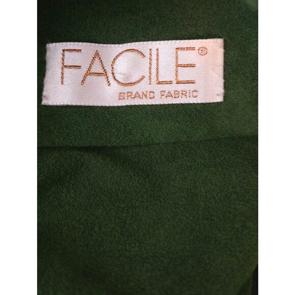 Ernst Strauss by Paul Schnell Vintage Forest Green Suede Women's Winter Jacket L - Picture 6 of 6